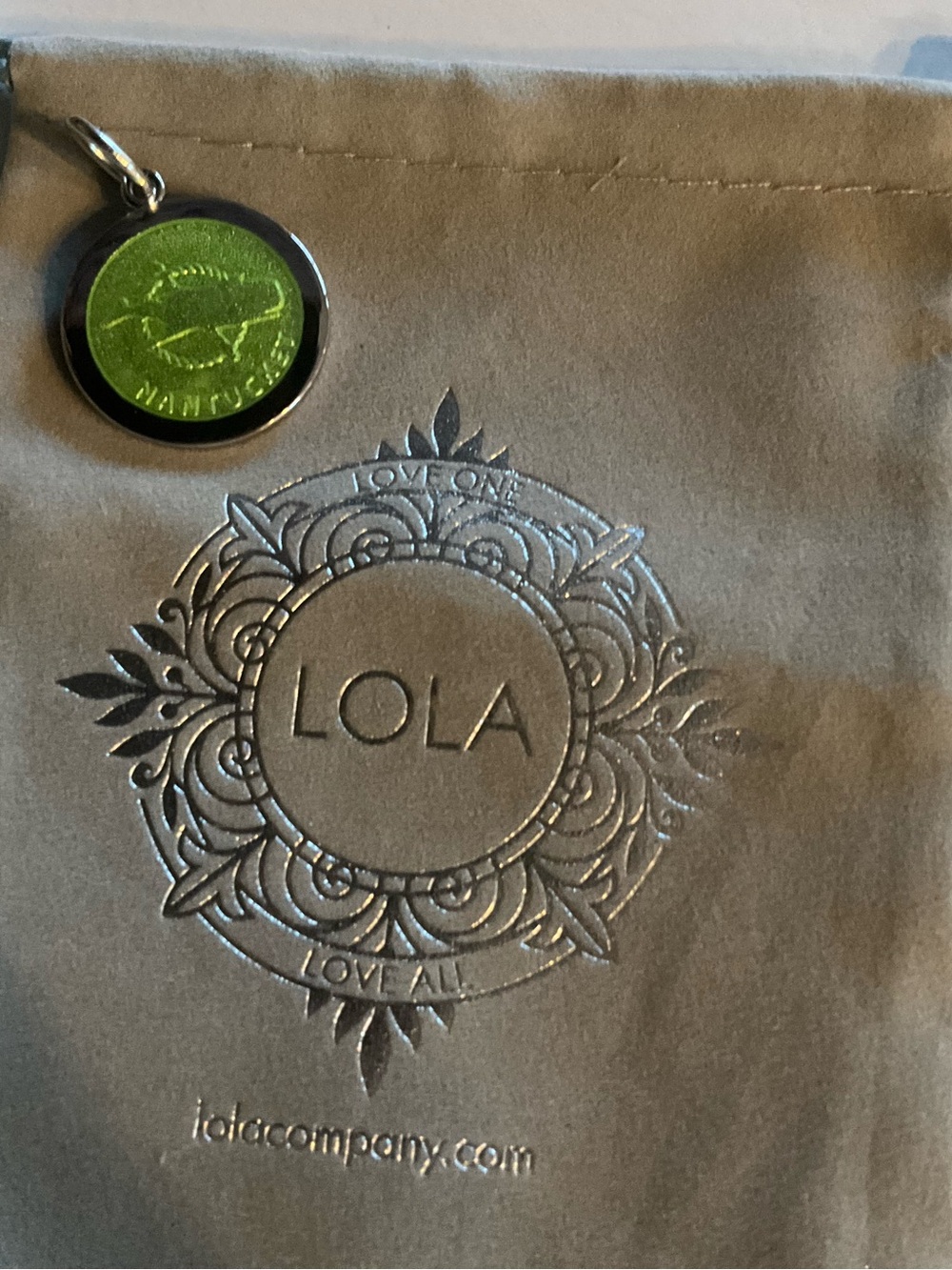 Vitamin Sea Sterling Silver Lola 925 Round Pendant Charm
